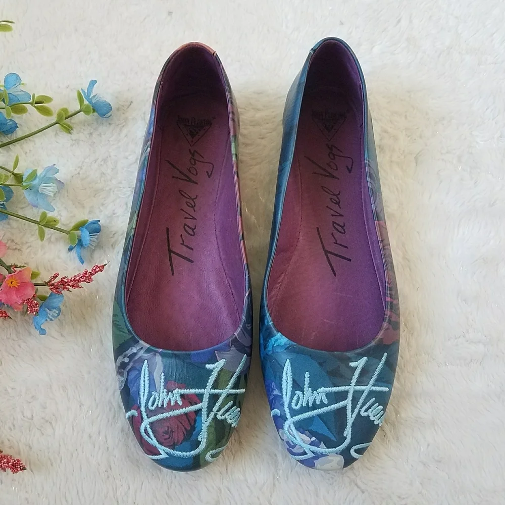 John Fluevog Maui Lightweight Travel Flats
